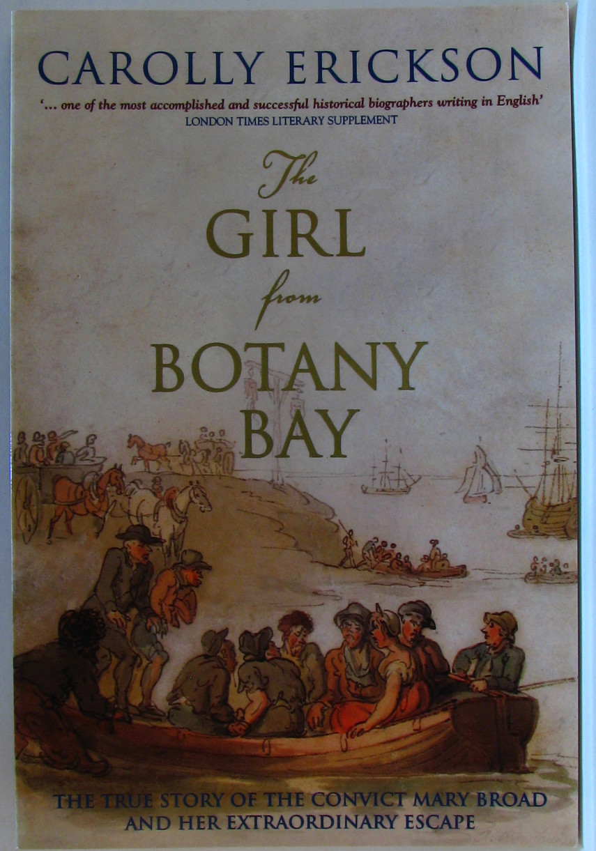 ^W11, Carolly Erickson THE GIRL FROM BOTANY BAY, SC GC 9781405035880